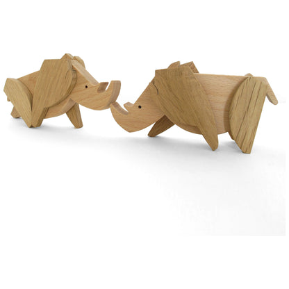 Rinoceronte de Madera Magnético – Esnaf Toys