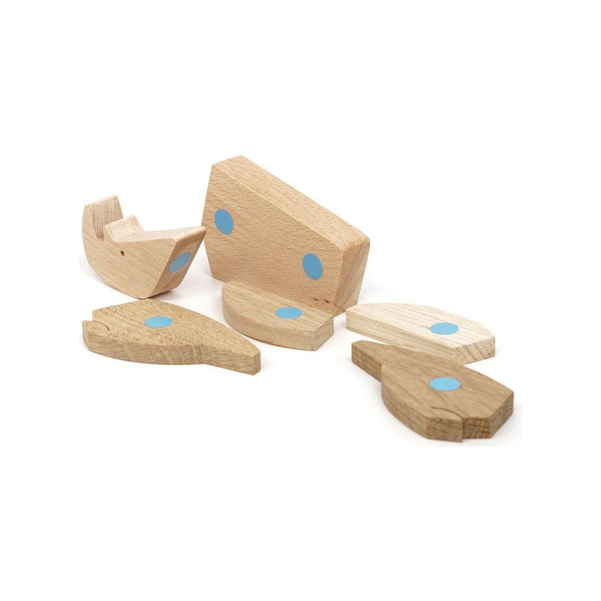 Rinoceronte de Madera Magnético – Esnaf Toys