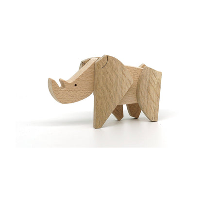 Rinoceronte de Madera Magnético – Esnaf Toys