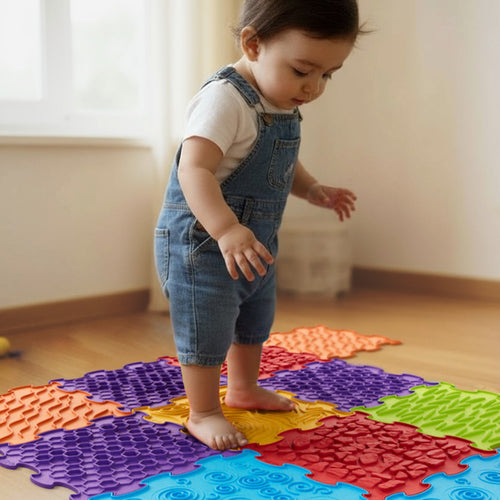 Alfombra Sensorial Montessori Soft BiBi – 6 piezas