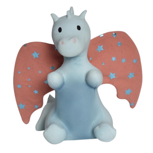 Dragón Celeste Sonajero con Alas Crujientes – Tikiri Fairytales