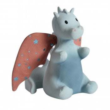 Dragón Celeste Sonajero con Alas Crujientes – Tikiri Fairytales