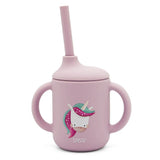 Taza de Silicona con Pajita y Asas - Sassi