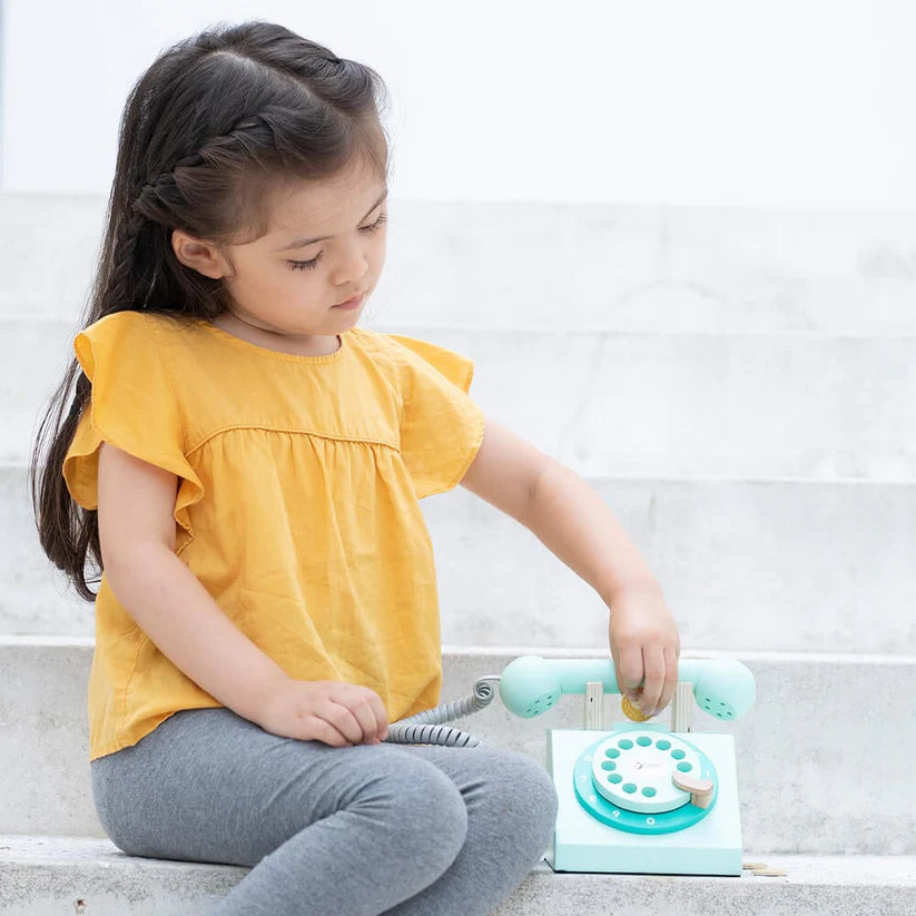 Teléfono Vintage de Madera – Classic World