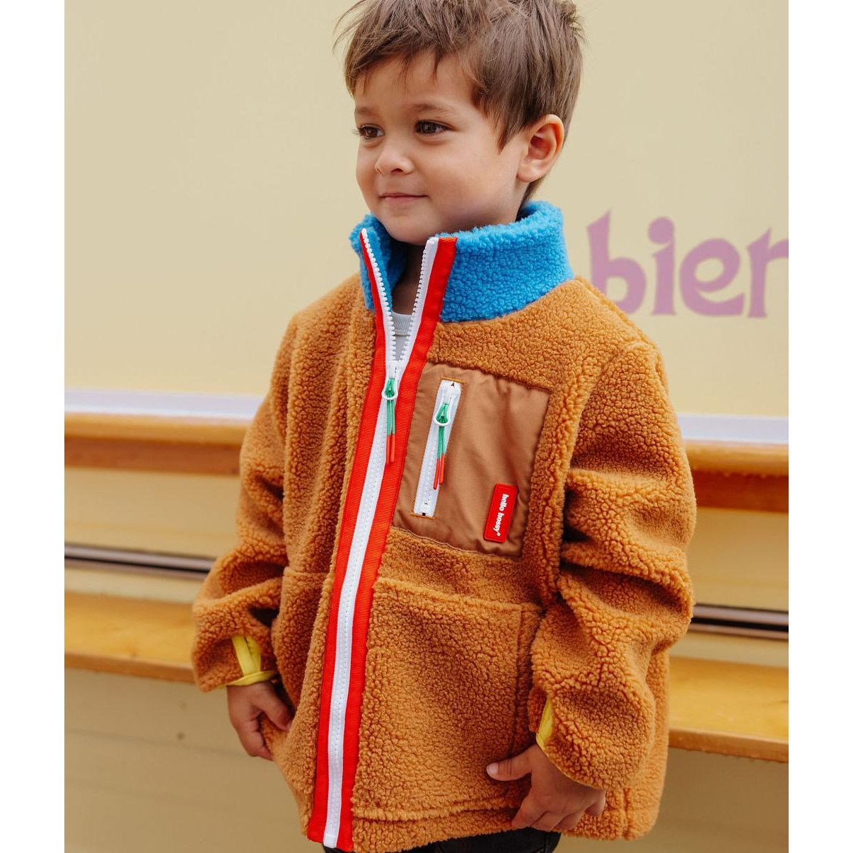 Chaqueta polar Blue Camel · Hello Hossy