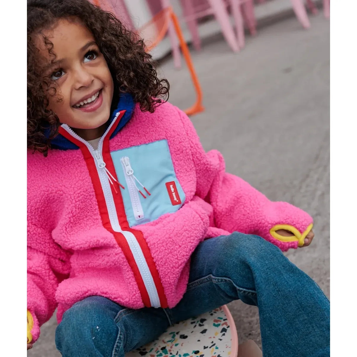 Chaqueta polar Fuchsia · Hello Hossy
