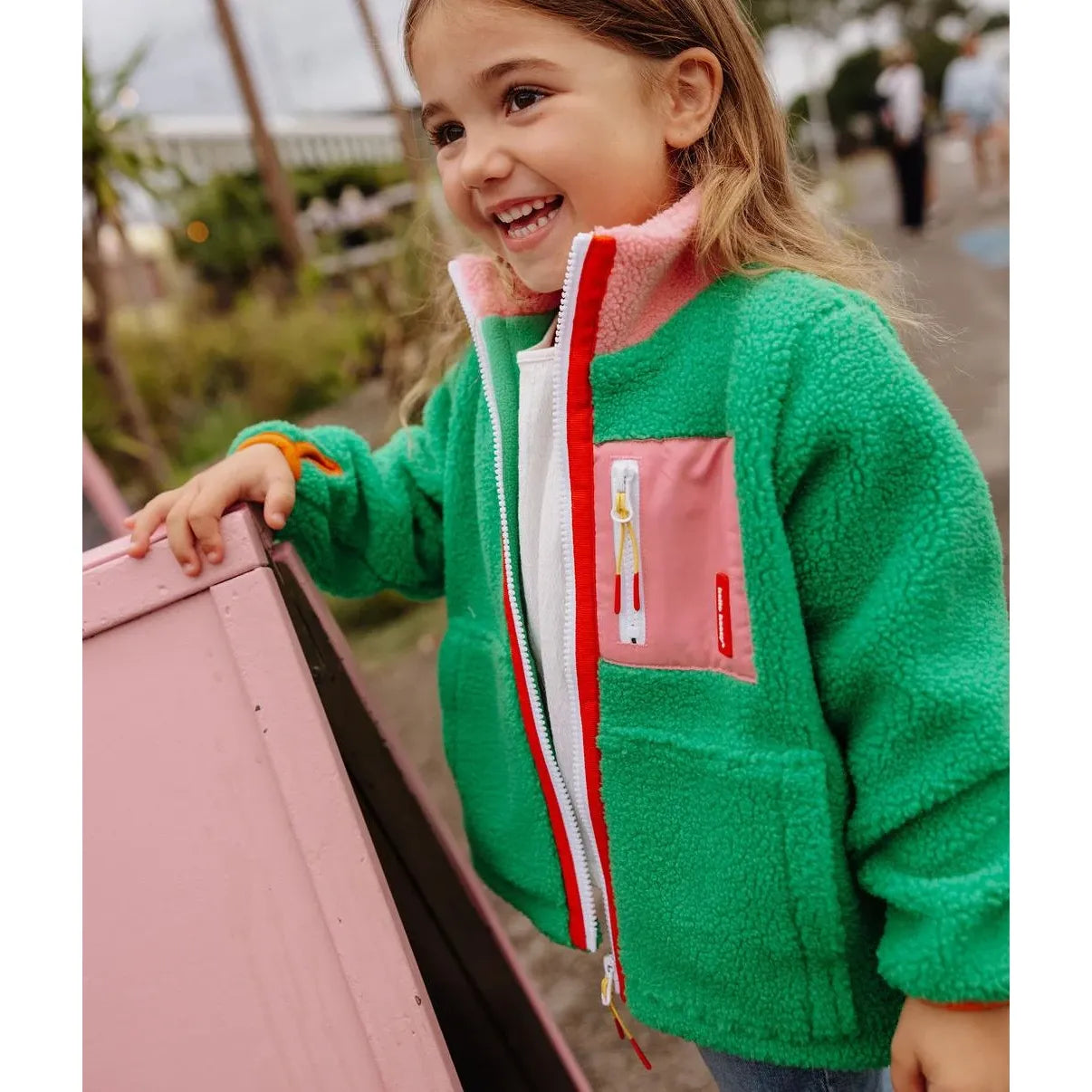 Chaqueta polar Green Candy · Hello Hossy