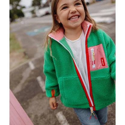 Chaqueta polar Green Candy · Hello Hossy