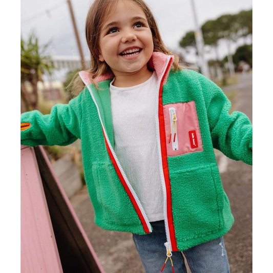Chaqueta polar Green Candy · Hello Hossy