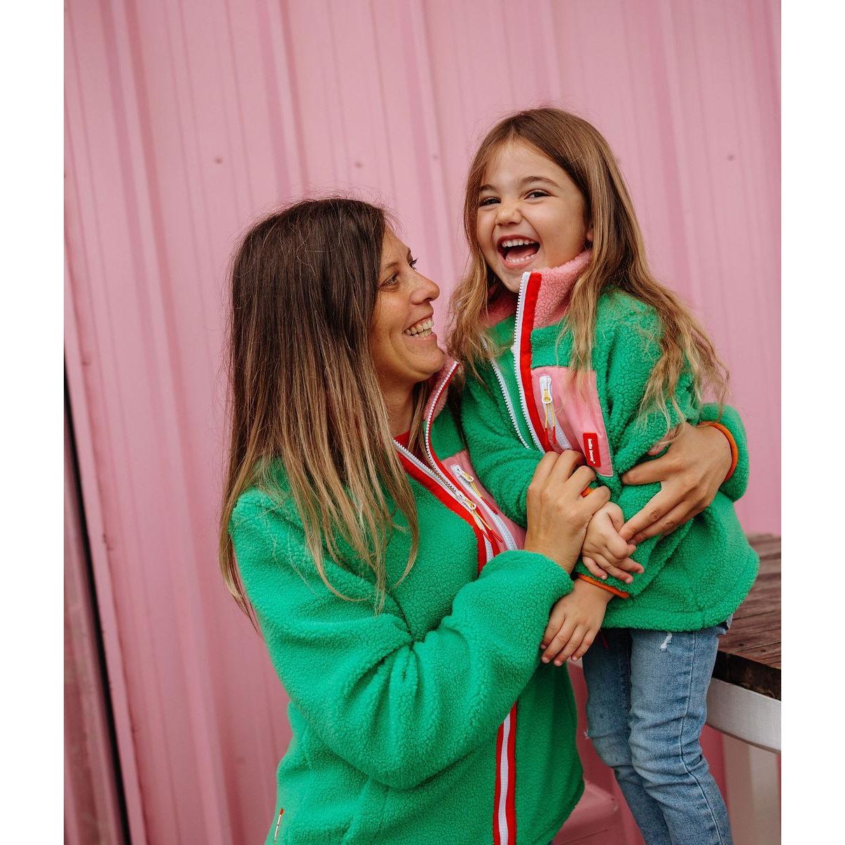 Chaqueta polar Green Candy · Hello Hossy