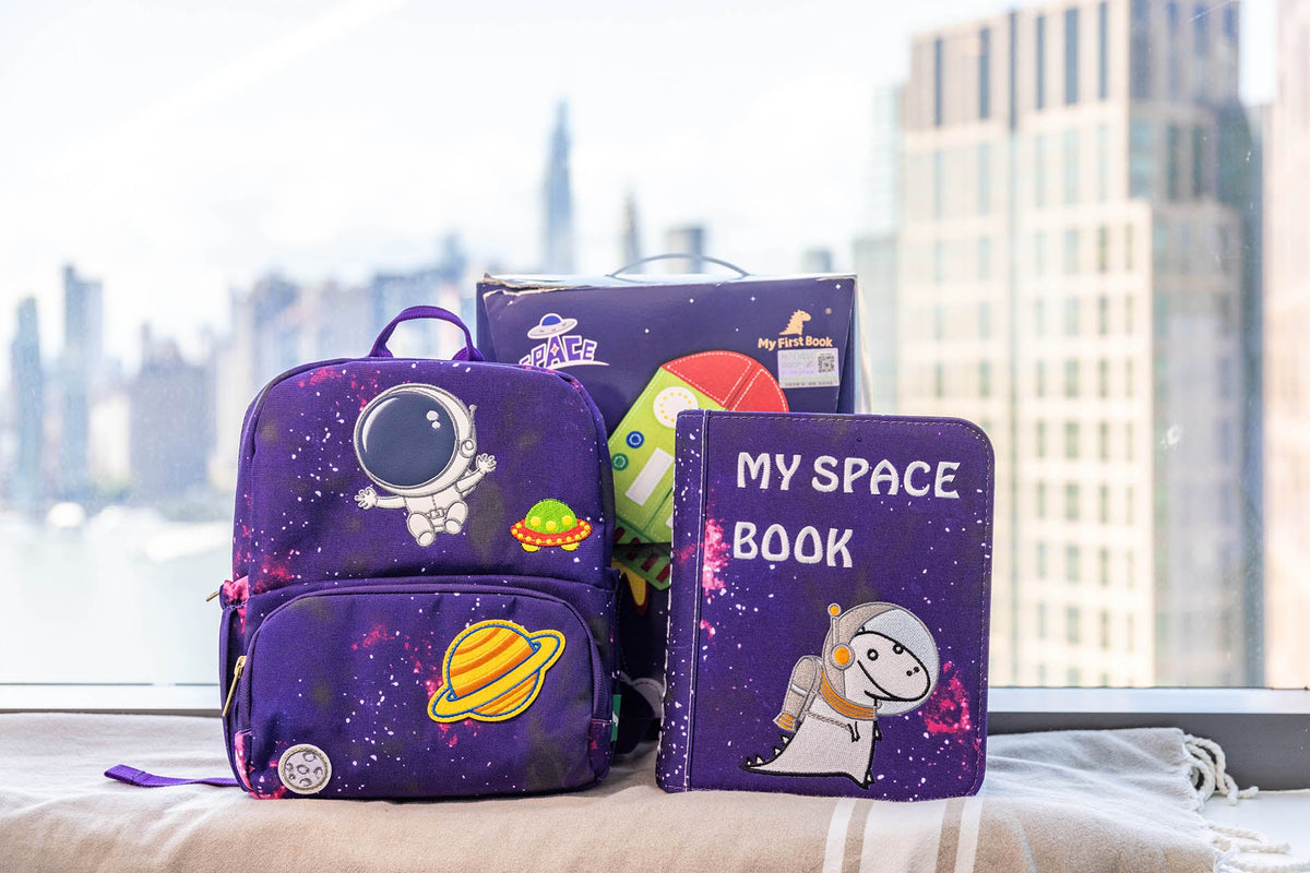 Libro Sensorial Space Busy Book + Mochila – My First Book